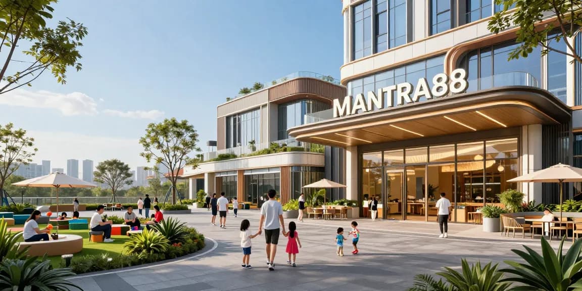 Experience vibrant leisure and modern design at www.mgoldproperties.com with families and friends in lively outdoor spaces.