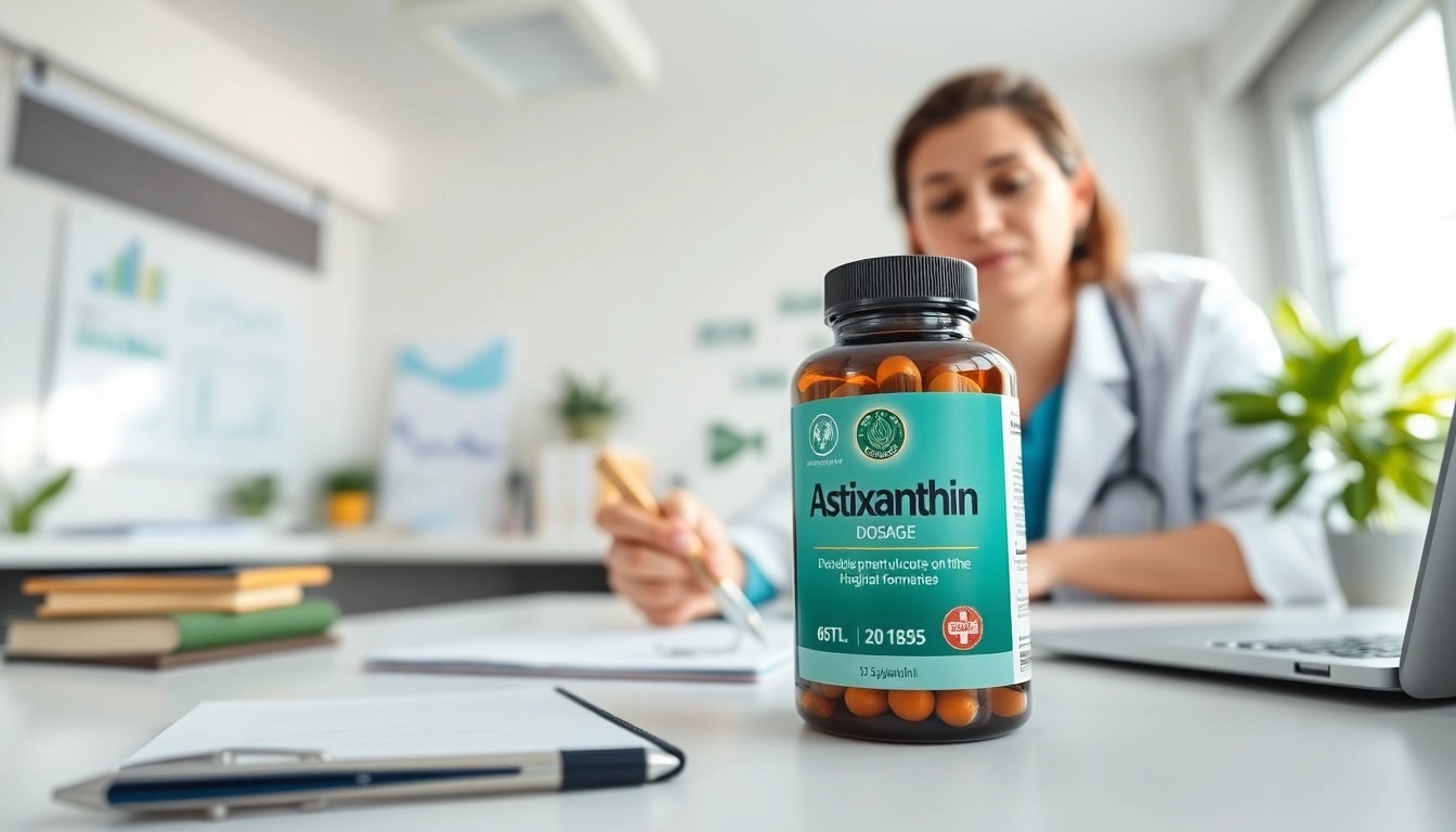 Evaluate the optimal astaxanthin dosage for adults with expert analysis in a professional setting.