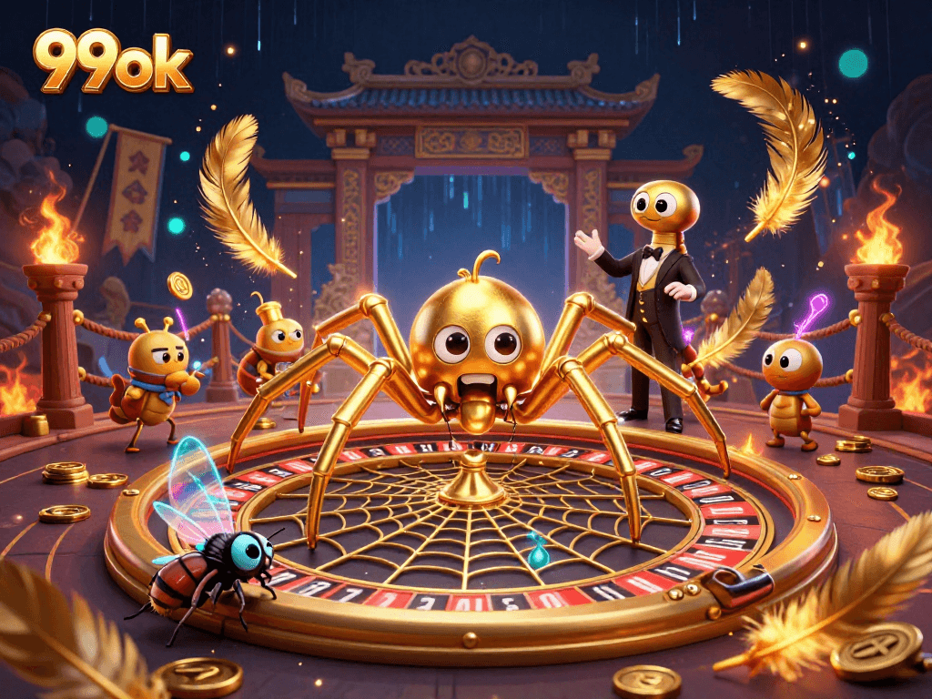 Engage in thrilling casino action with 99ok's dynamic roulette wheel and immersive gaming elements.