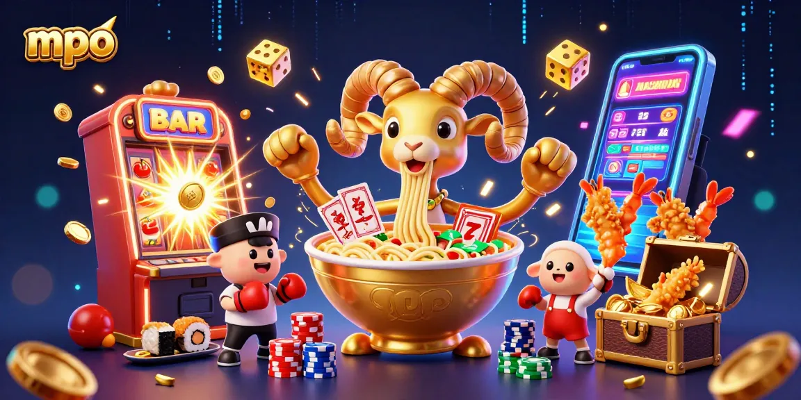 Engage in the mpo gaming experience with dynamic characters and exciting elements in a vibrant casino setting.