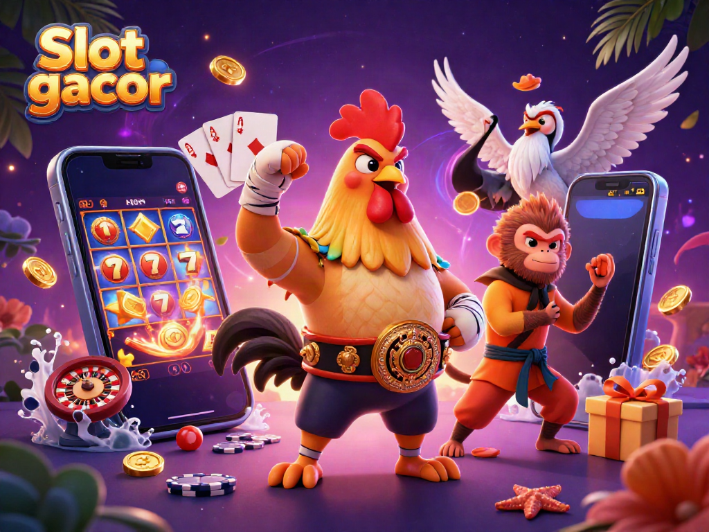 Experience thrilling Slot gacor gameplay with dynamic characters and casino elements