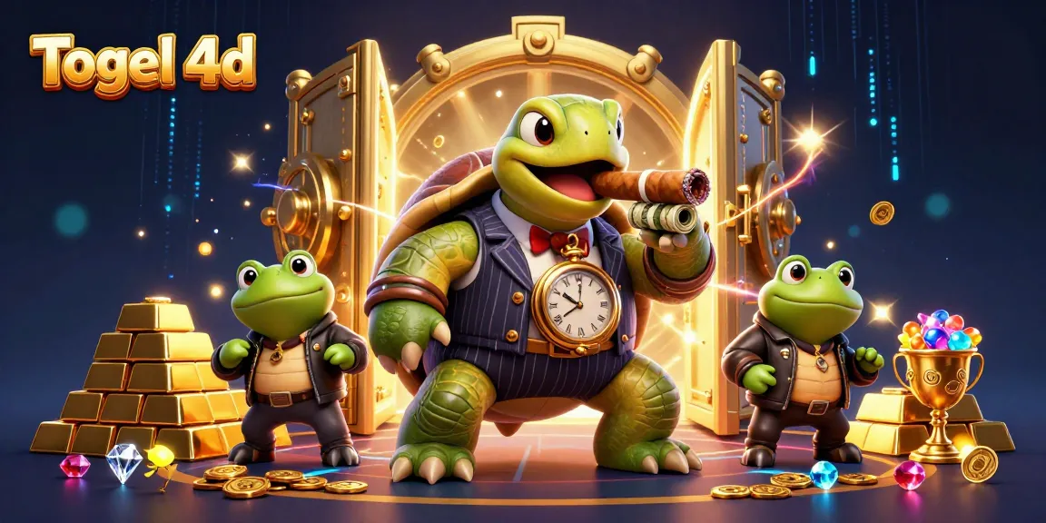 Bet on Togel 4d with excitement as a snapping turtle in a mobster suit rules the casino scene.