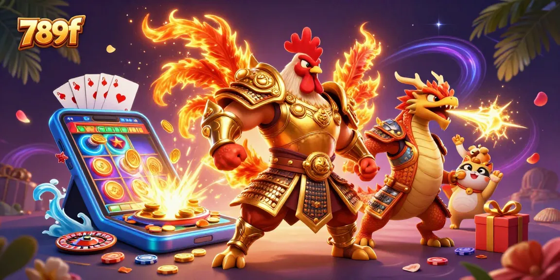 Experience the thrill of 789f with dynamic gaming elements and vibrant characters in this animated casino scene.