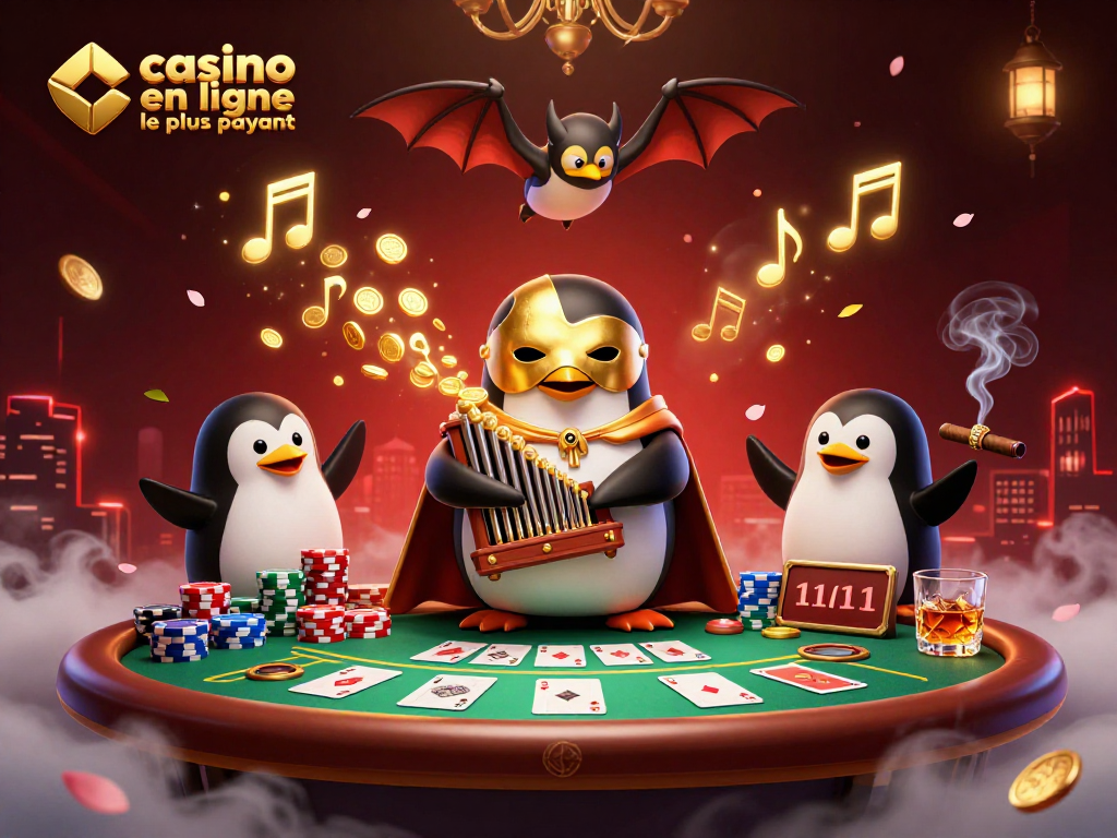 Jouez avec le casino en ligne le plus payant dans une scène animée de personnages et d'éléments de jeu captivants.