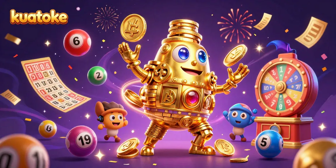 Engage with kuatoke's dynamic gambling scene featuring a golden golem and vibrant casino elements.