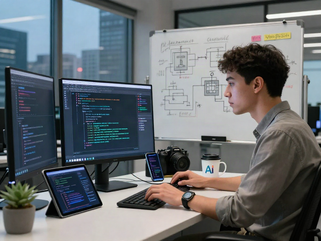 Explore how to crush on AI with a tech-savvy engineer working on advanced algorithms.