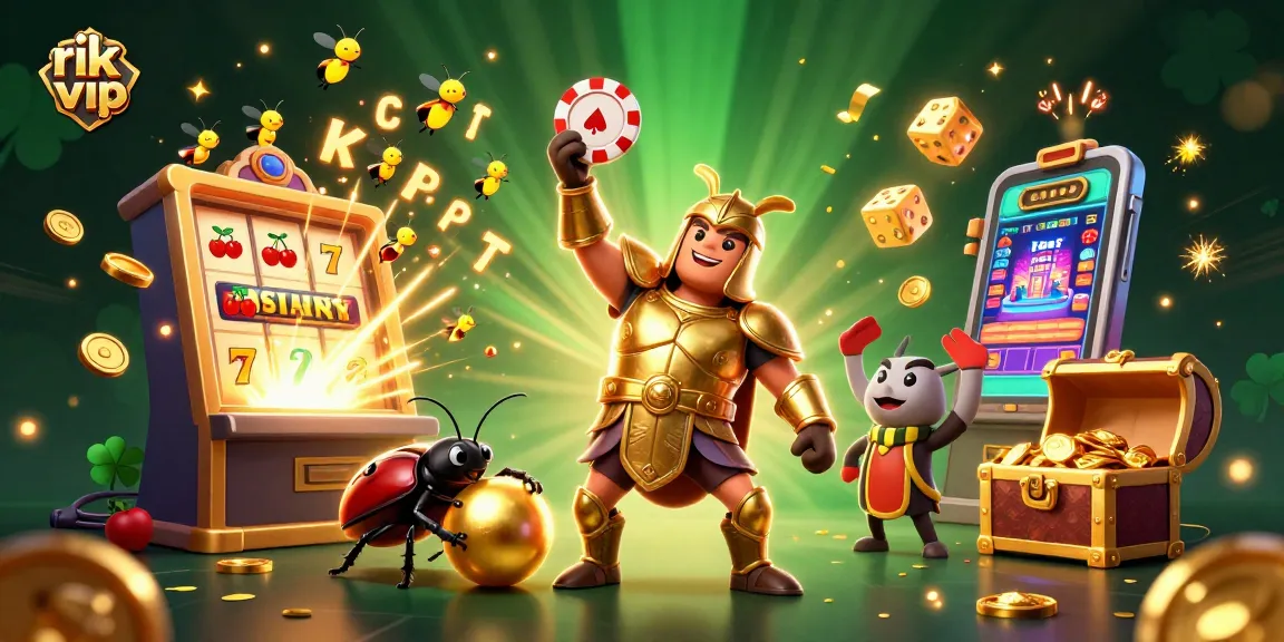 Engage with the rik vip casino experience featuring vibrant characters and exciting game elements.
