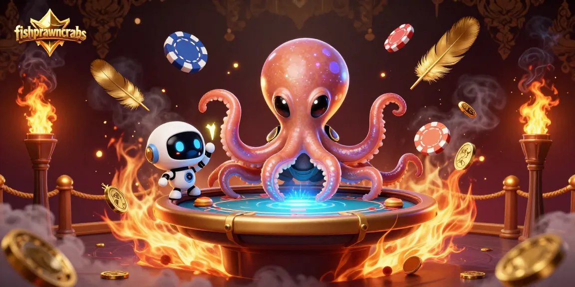 Experience the exciting world of fishprawncrabs with an alien octopus and dynamic poker action.