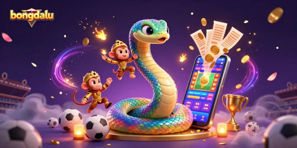 Experience thrilling sports betting with bongdalu through dynamic visuals captured in ultra-detailed 3D illustration.