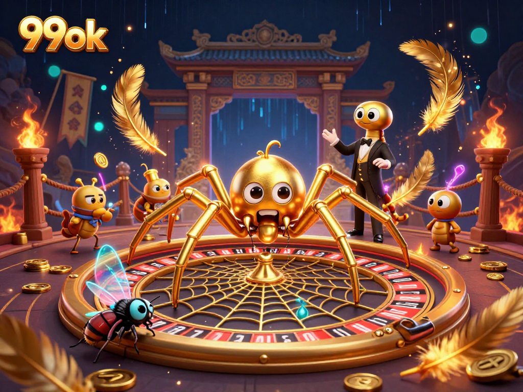 Engage in thrilling casino action with 99ok's dynamic roulette wheel and immersive gaming elements.