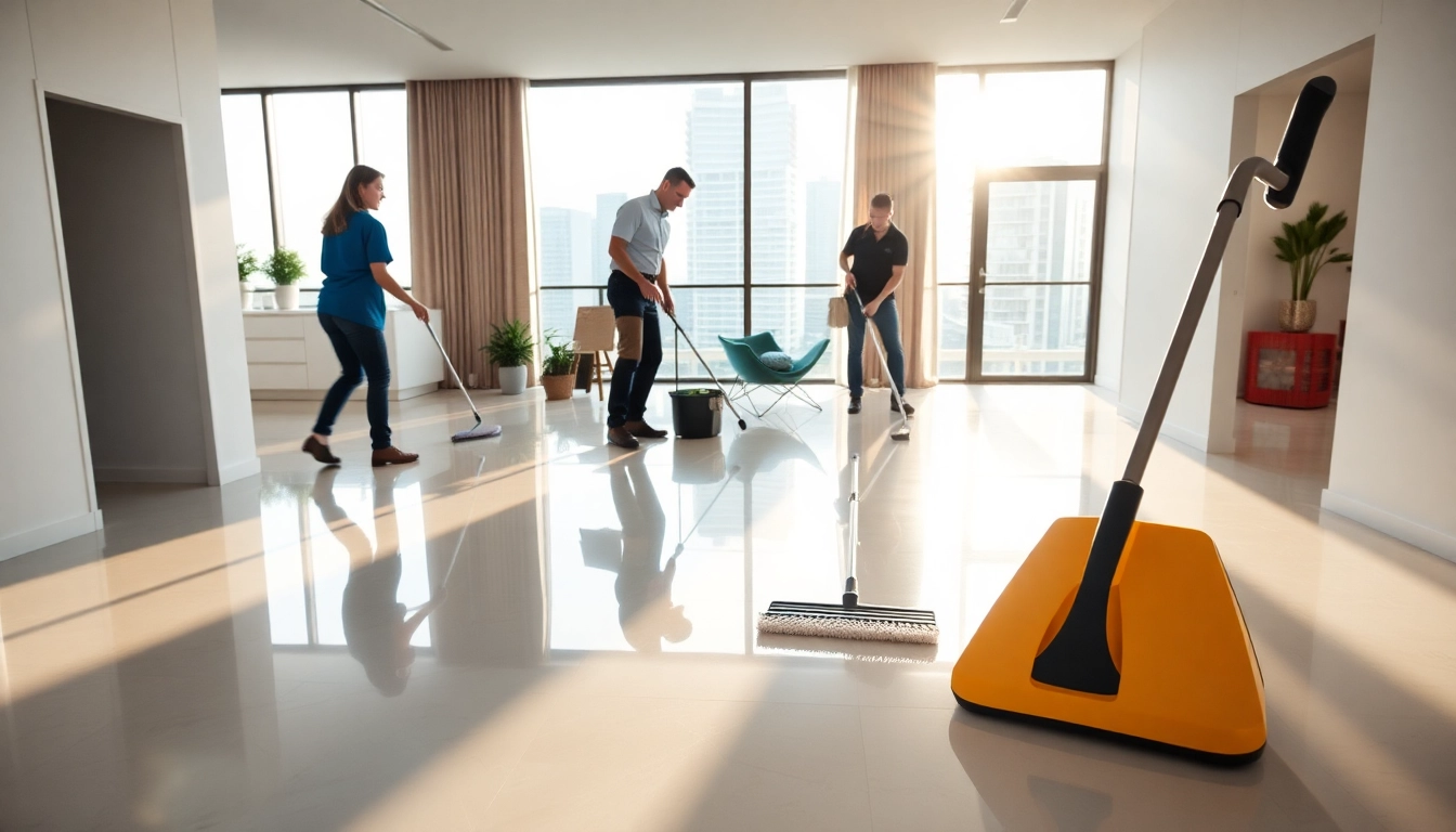 Effective bond cleaning brisbane service with a professional team in action ensuring cleanliness and satisfaction.