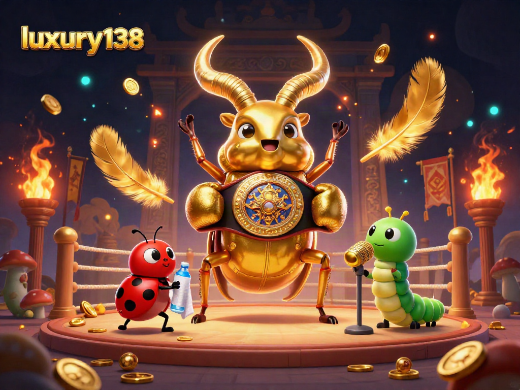Luxury138 menghidupkan pertarungan seru di arena kasino dengan karakter 3D yang unik.