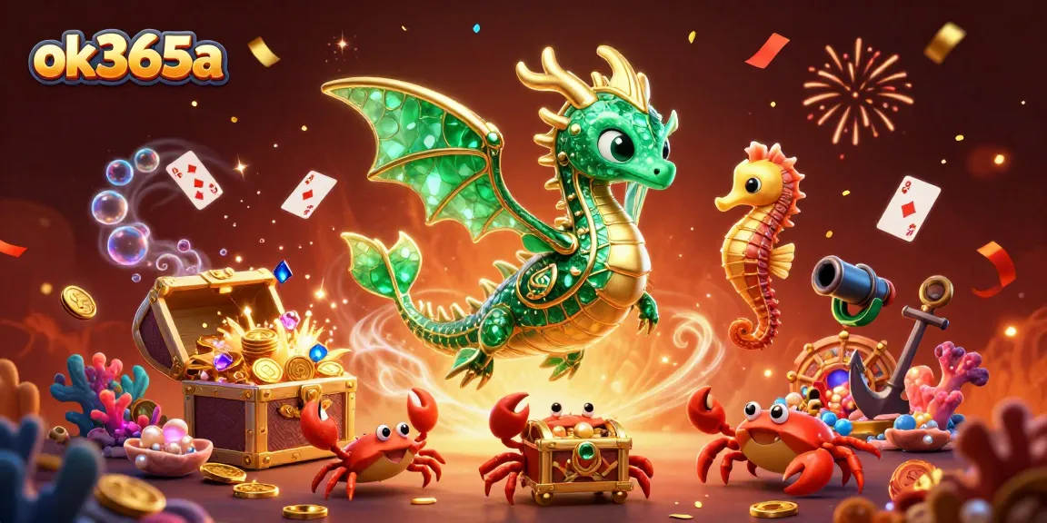 Experience thrilling gameplay at ok365a with vibrant treasures and magical underwater creatures.