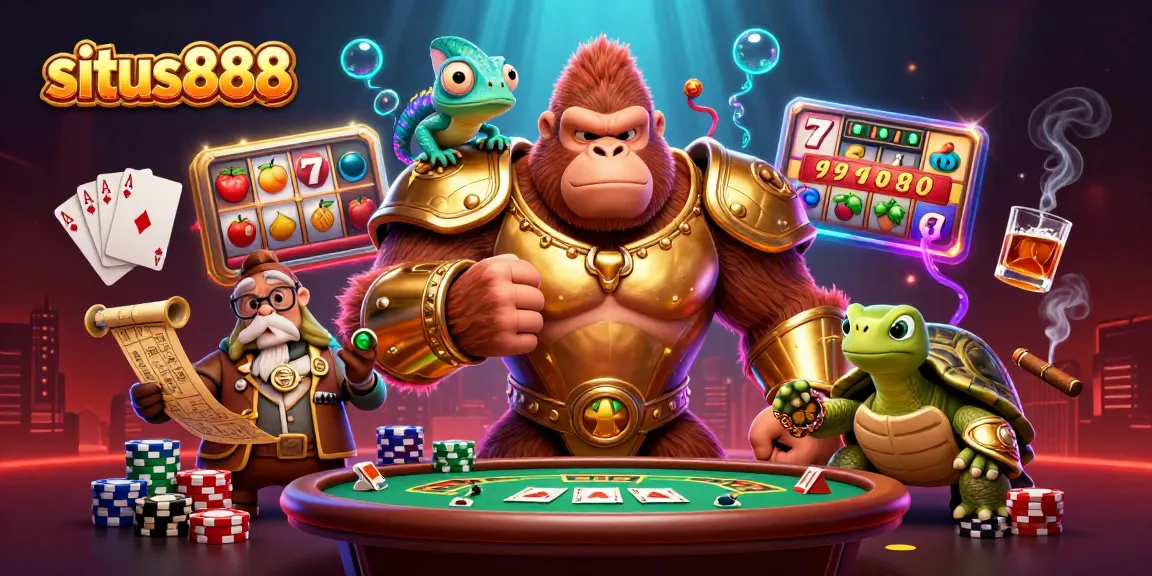 Spin the reels for jackpots at situs888 with engaging characters and vibrant gameplay elements.