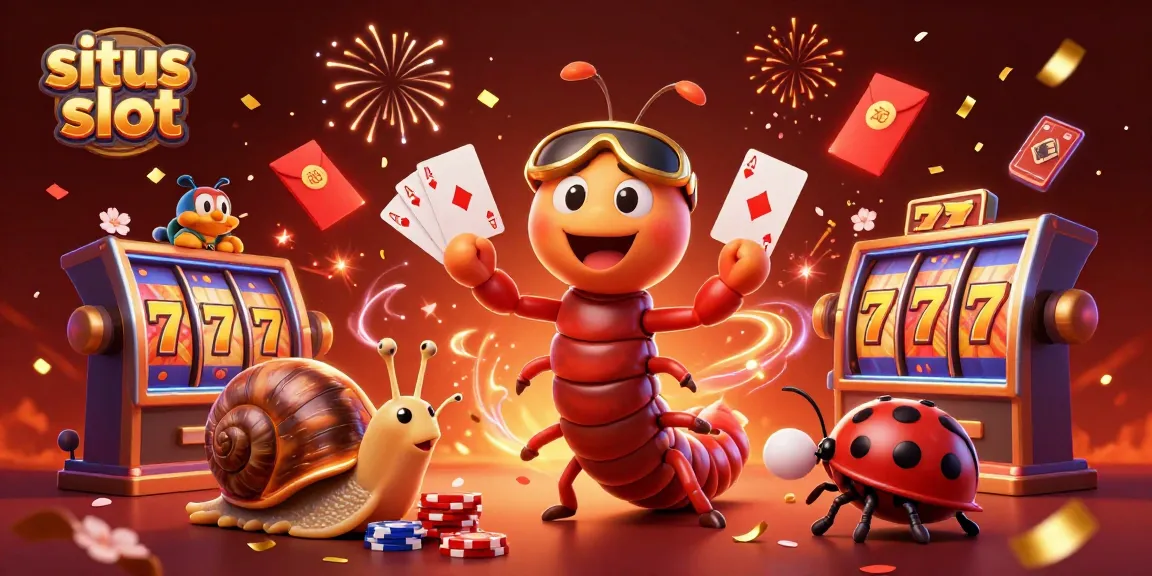 Momen seru dalam situs slot dengan dealer milipede dan pemain bertaruh di meja chip besar.