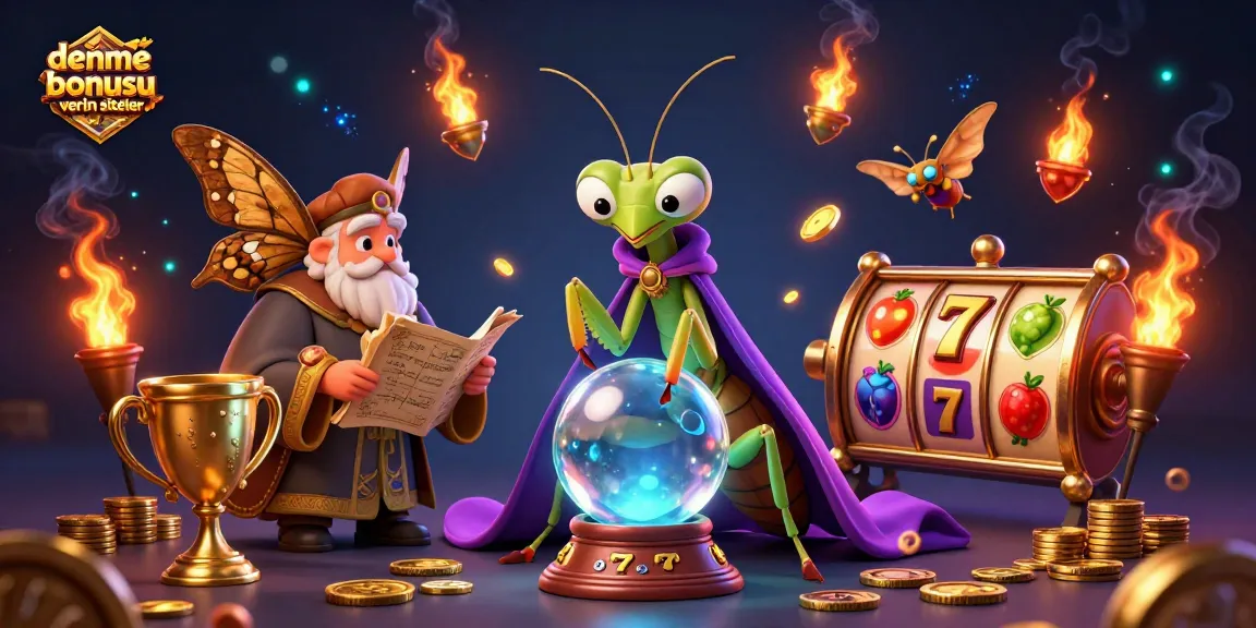 Spin the lucky reels with deneme bonusu veren siteler featuring mystical fortune tellers and floating oracles.