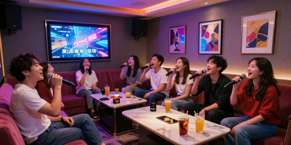 강남 달토에서 즐거운 시간을 보내는 손님들 모습