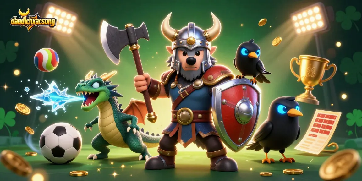 Engage in exhilarating action with daidichxacsong, a vibrant 3D casino-themed visuals showcasing iconic characters.