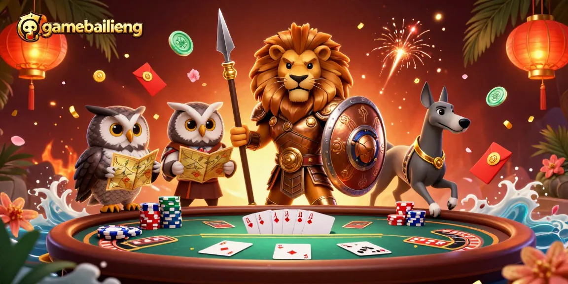 Experience thrilling gameplay with gamebailieng's poker tables and dynamic elements.