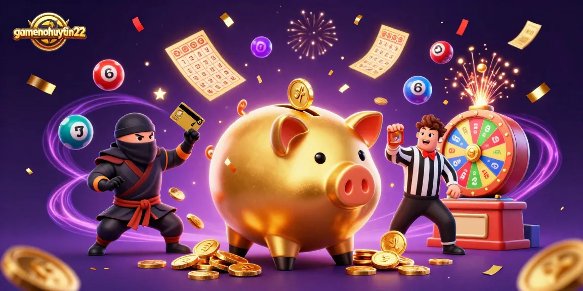 Experience the excitement of gambling at gamenohuuytin22 with playful characters and vibrant casino elements.