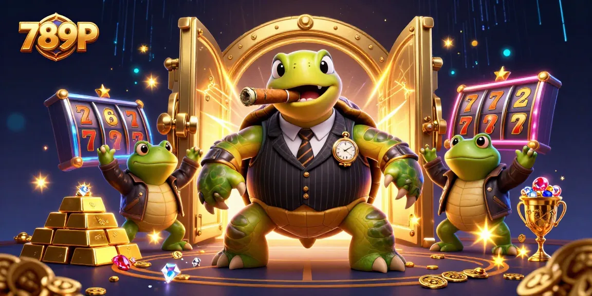 Experience the thrill of winning at 789P with a vibrant casino illustration featuring dynamic characters and game elements.