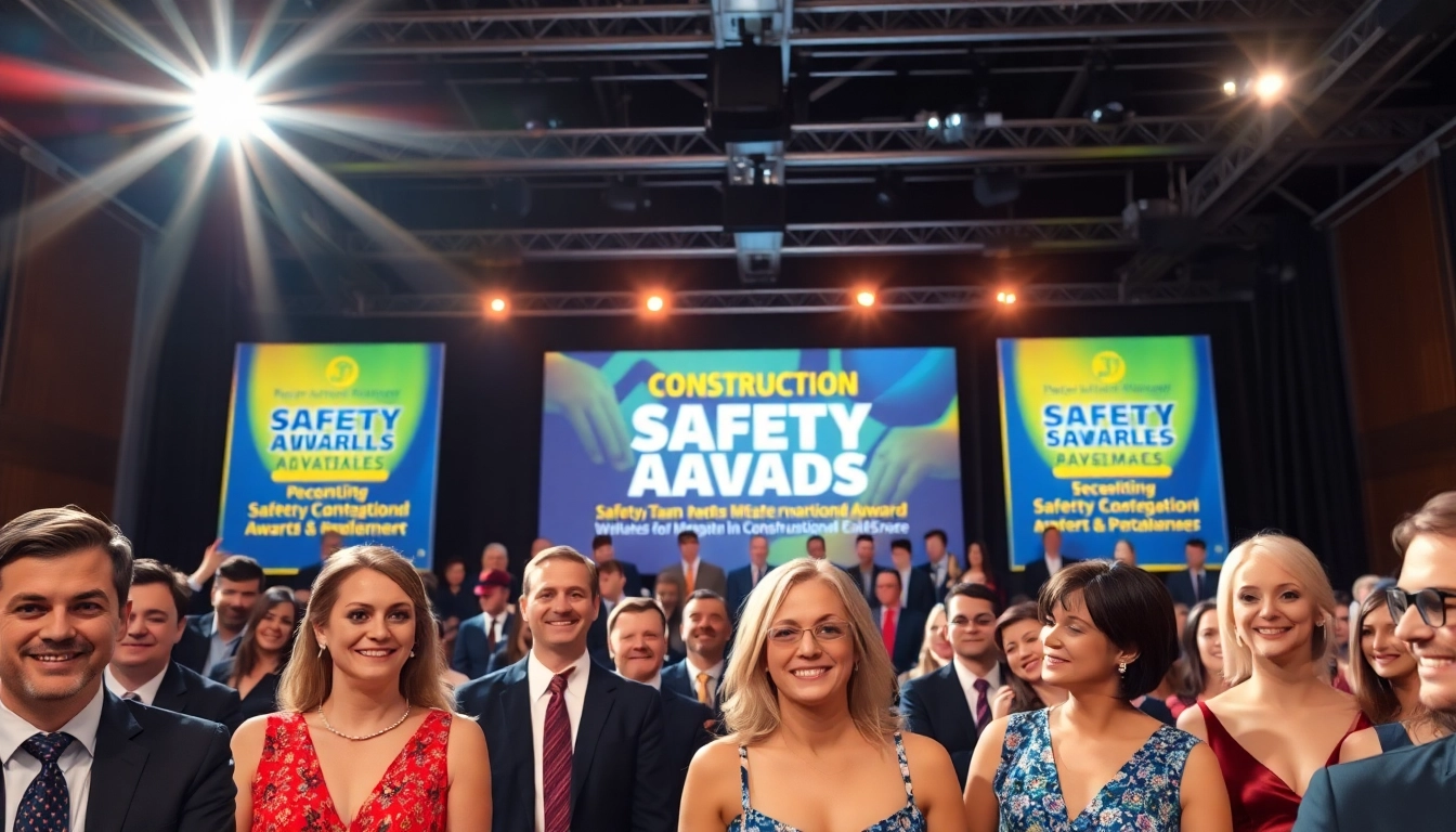 Celebrating the STEP safety awards construction for outstanding achievements in safety standards.