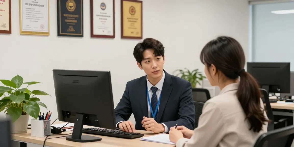 Trusted 광주오피 service provider consulting in a professional office.