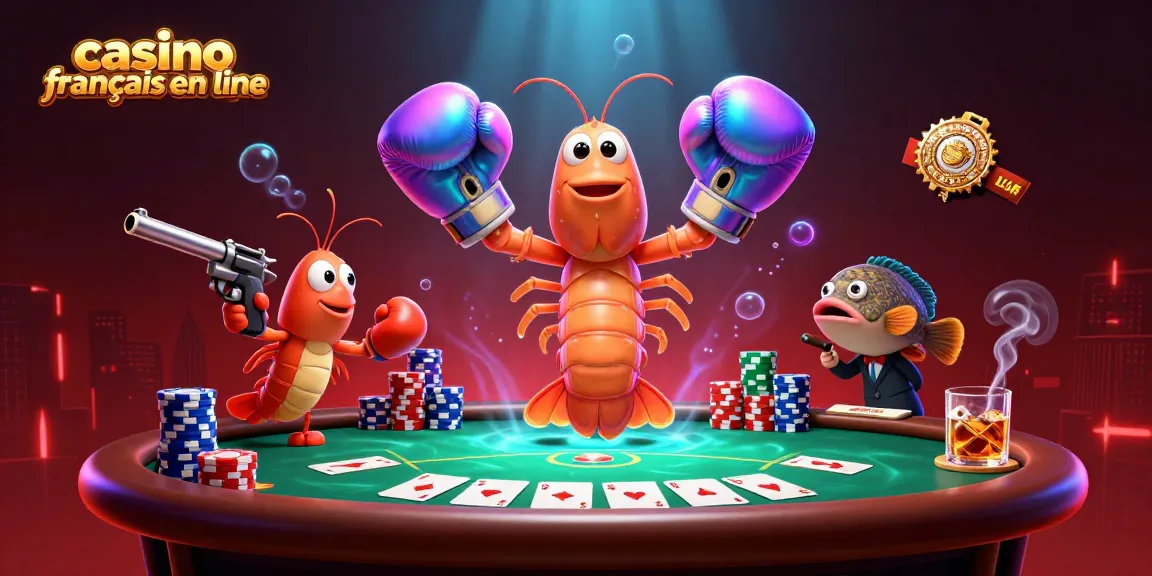Jouez au casino français en ligne avec des personnages colorés et des éléments de poker captivants.