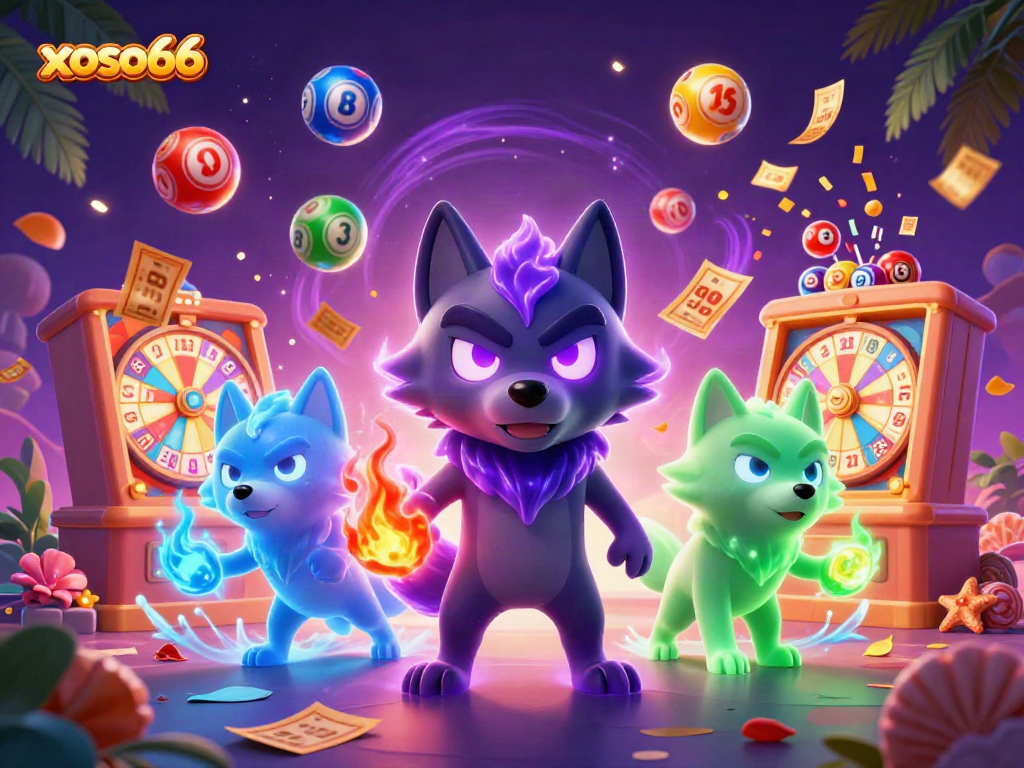 Engage with exciting lottery action in xoso66, featuring dynamic colors and vibrant prizes.