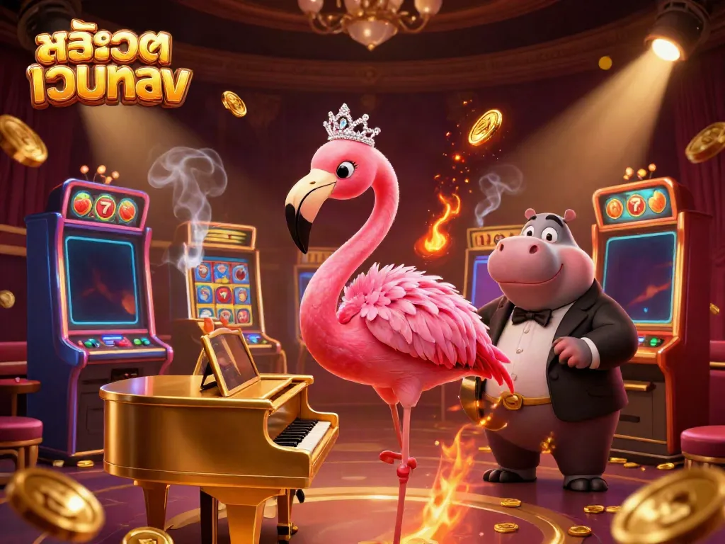 Experience fun and immersive gameplay with สล็อตเว็บตรง slot machines, showcasing vibrant symbols and dynamic characters.