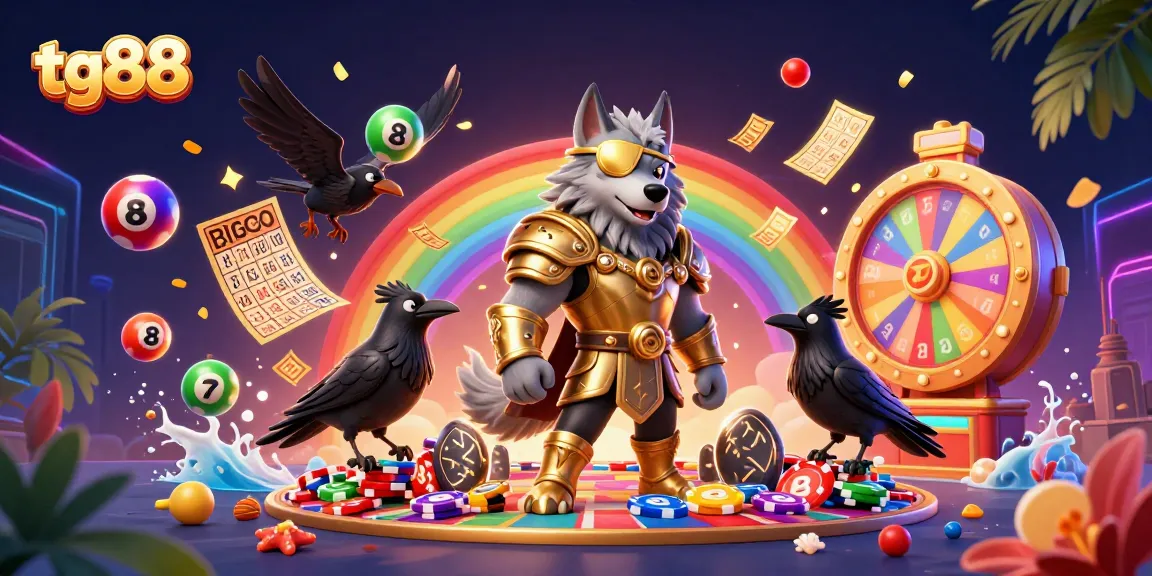 Experience thrilling gaming adventures with tg88 showcasing Norse mythology-inspired characters and vibrant casino elements.