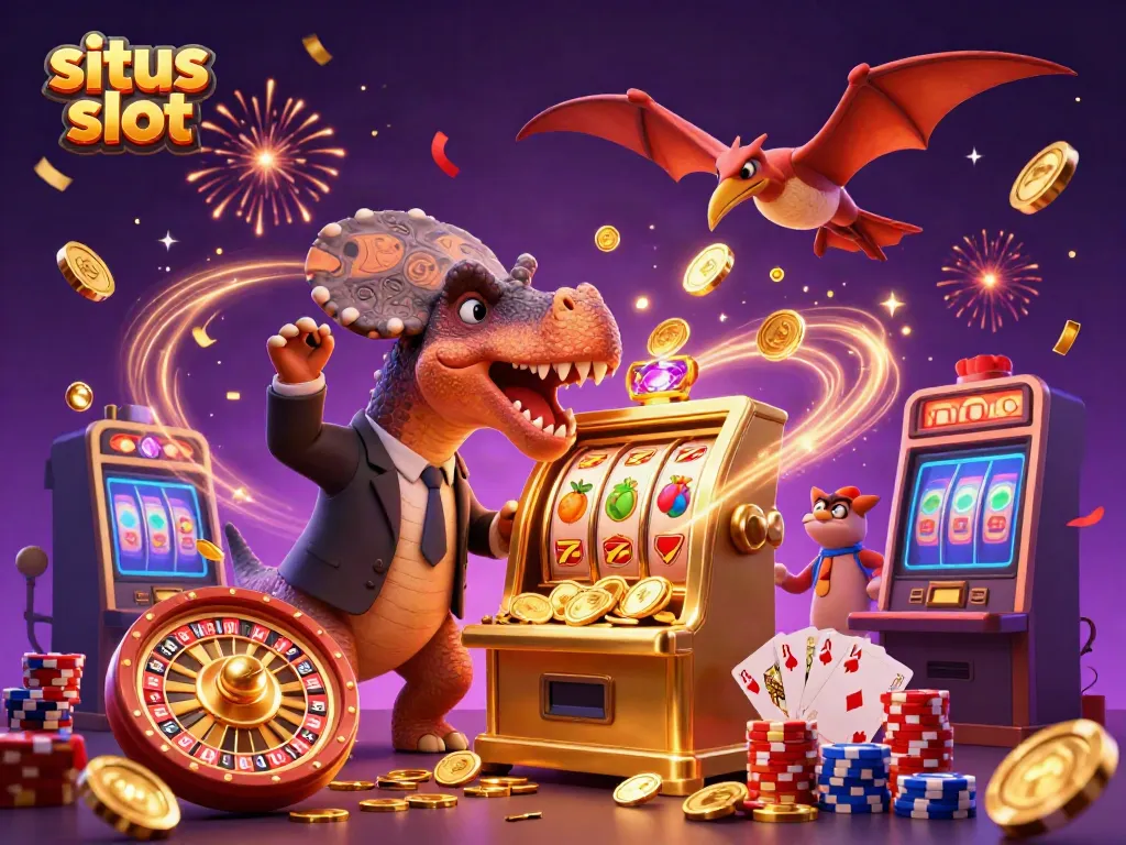 Menangkan jackpot di situs slot dengan pachycephalosaurus dan teman-teman dino lainnya.
