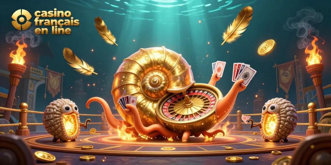 Faites tourner la roulette avec le casino français en ligne dans une illustration dynamique remplie de détails.